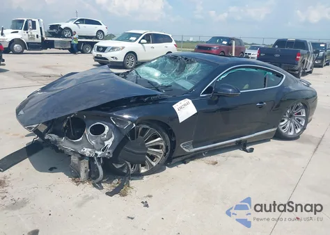 2023 Bentley Continental Gt Mulliner W12/Speed из США, поврежденный, VIN SCBCT2ZG0PC009079